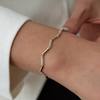 Wave Taşlı Bileklik - Dilmener (1)