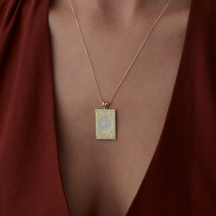 Wheel Of Fortune Tarot Kolye - Simoro (1)