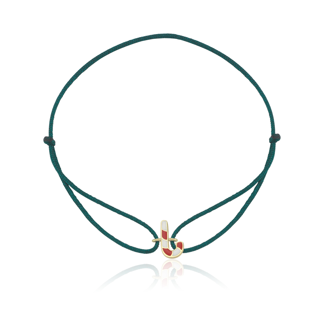 White Baston İpli Bileklik - 1