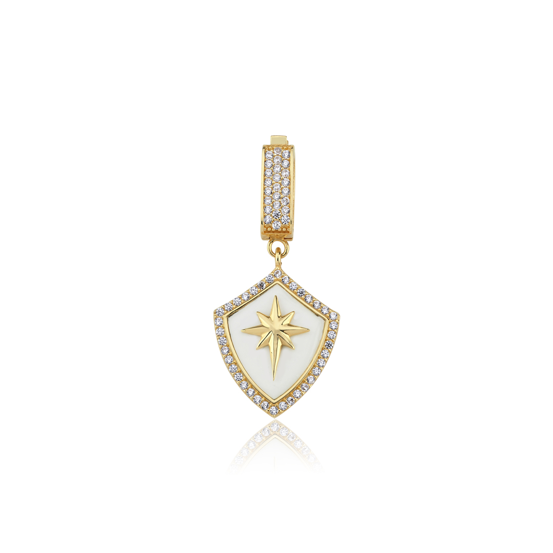 White Kuzey Yıldızı Charm - 1