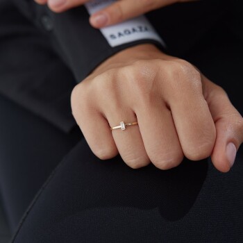 White Only Baget Yüzük - 2