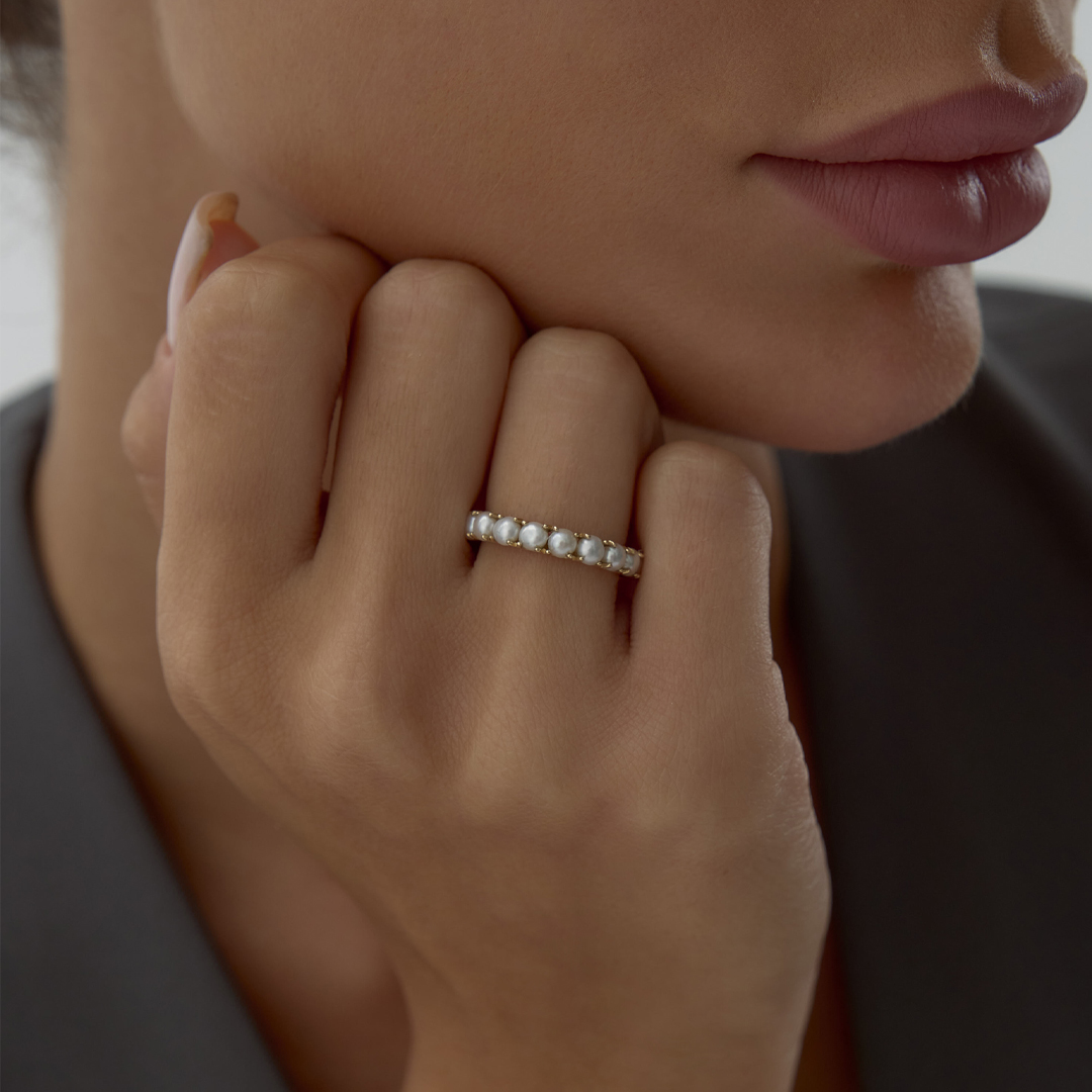 White Pearl Yüzük - 1