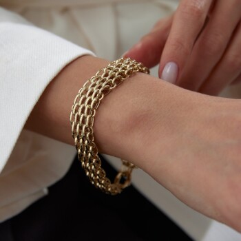 Wide Kordon Bileklik - Milan (1)