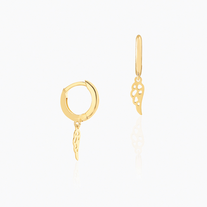 Wing Halka Sallantılı Çocuk Küpesi - Melike