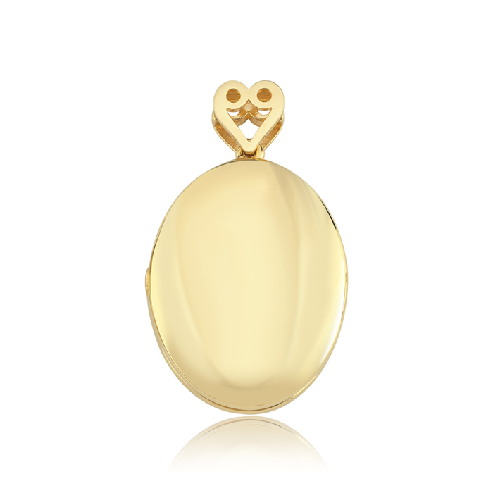 X Large Oval Kapaklı Kolye Ucu - Ador