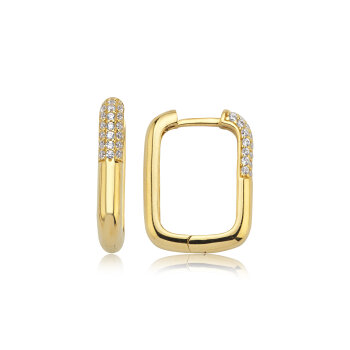 Yarım Su Yolu Ataç Küpe - 3