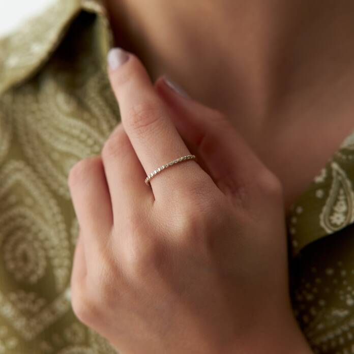 Yarımtur Aralıklı Yüzük - 1