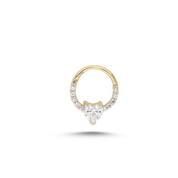 Yarımtur Kalp Helix Piercing - Alen