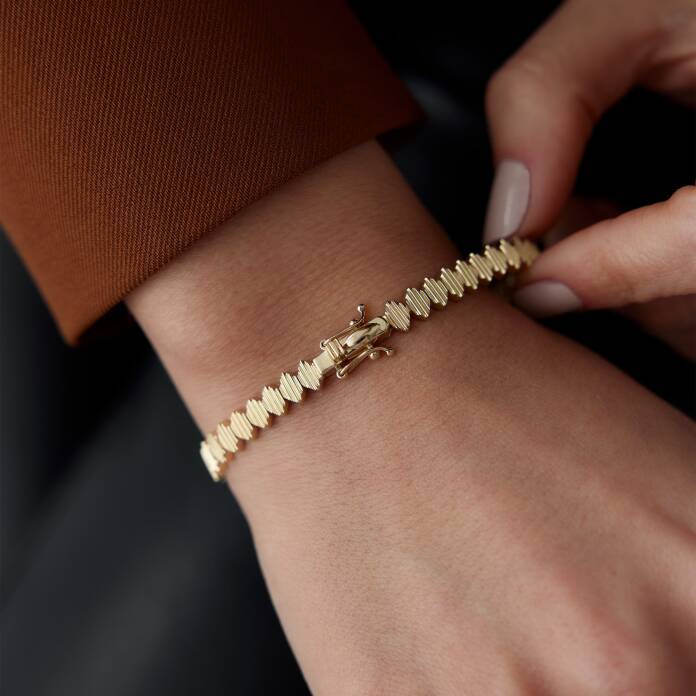 Yarımtur Taşlı Bileklik - 2