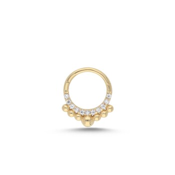 Yarımtur Toplu Helix Piercing - Alen