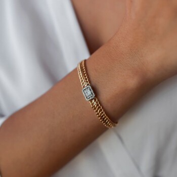 Yatay Klasik Baget Viyana Bileklik - Rayna