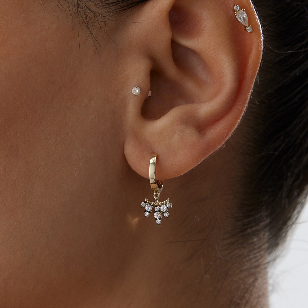 Yelpaze Sallantılı Küpe - 2