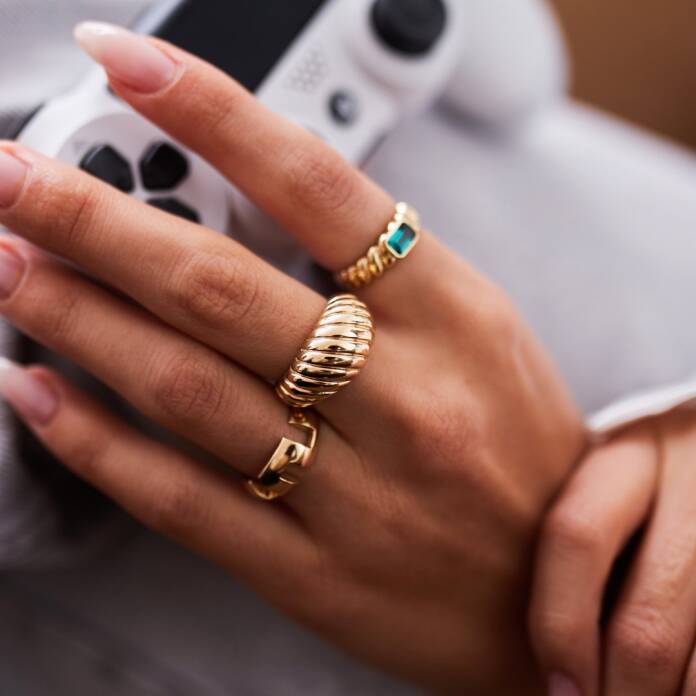 Yeşil Baget Burgu Yüzük - 2