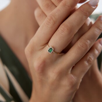 Yeşil Baget Yüzük - Cemart (1)