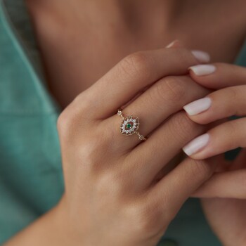 Yeşil Bakla Otantik Yüzük - Gökhan Bera (1)