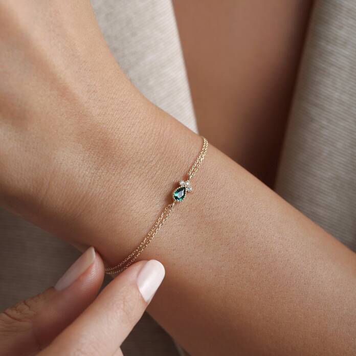 Yeşil Damla Bileklik - 2