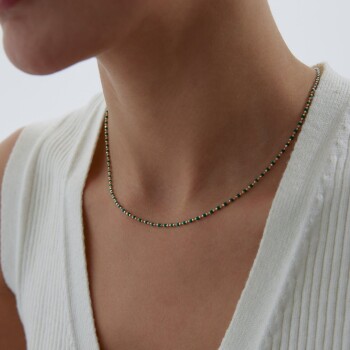 Yeşil Mineli Golf Zincir - Melike (1)