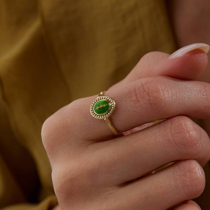 Yeşil Payon Yüzük - 2