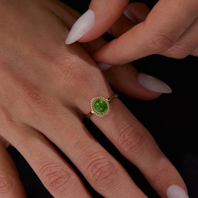 Yeşil Payon Yüzük - 3