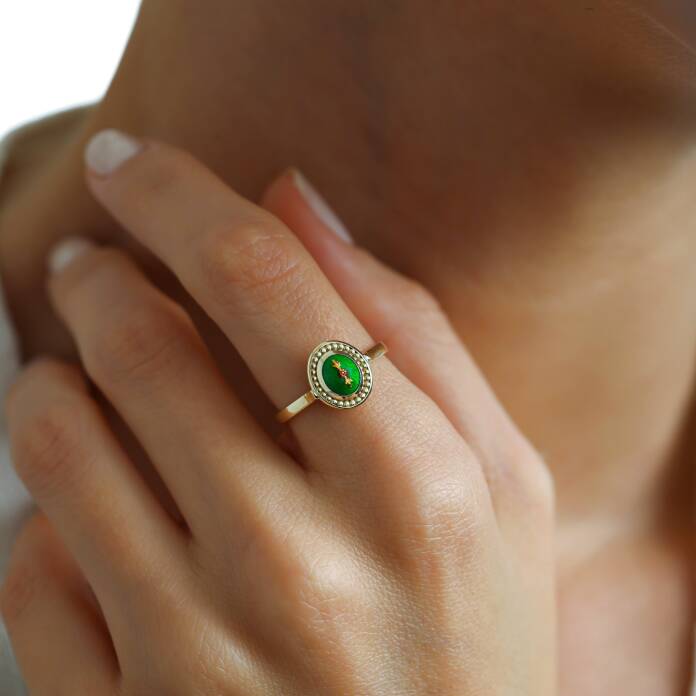 Yeşil Payon Yüzük - 4