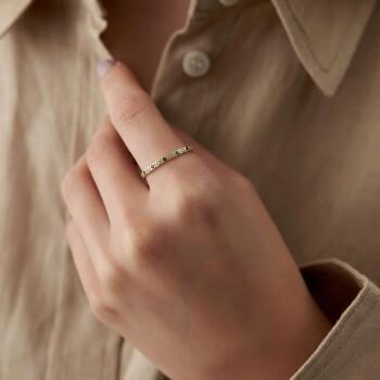 Yeşil Taş Detaylı Yüzük - Ali Altınbas