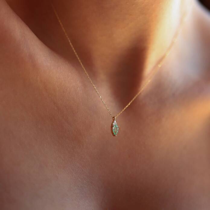 Yeşil Taş Kolye - 1