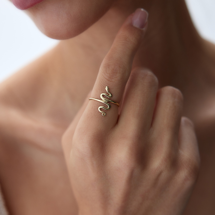 Yılan Sarmal Yüzük - Rayna