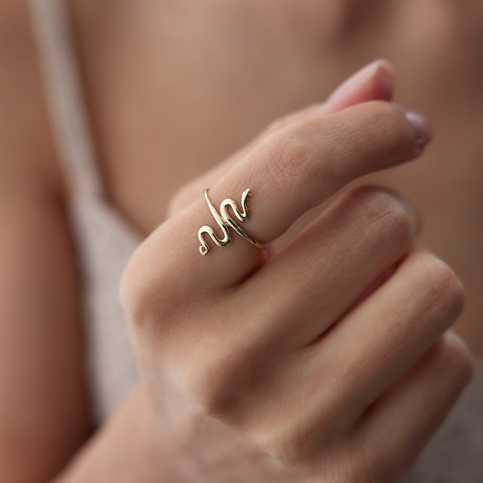 Yılan Sarmal Yüzük - Rayna (1)