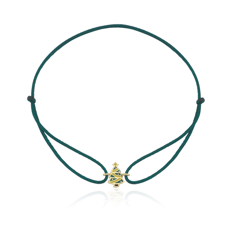 Yılbaşı Ağacı İpli Bileklik - Alen