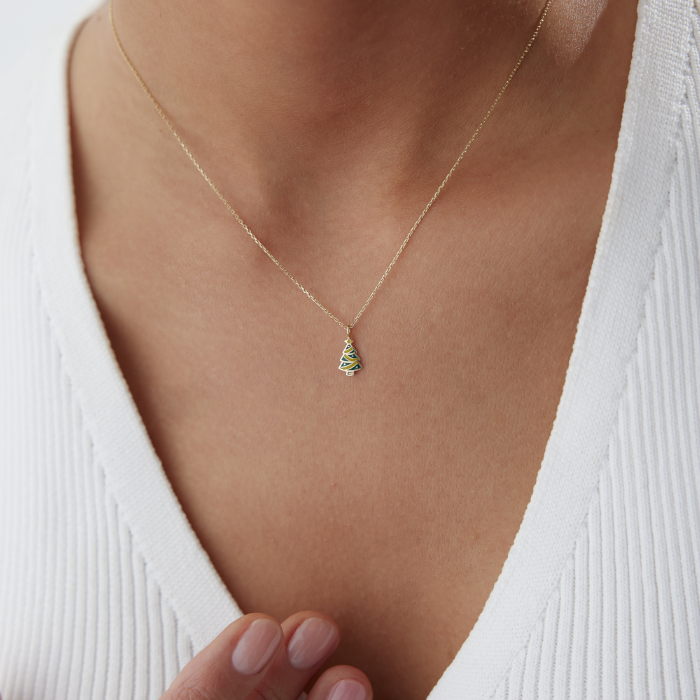 Yılbaşı Ağacı Kolye - Alen