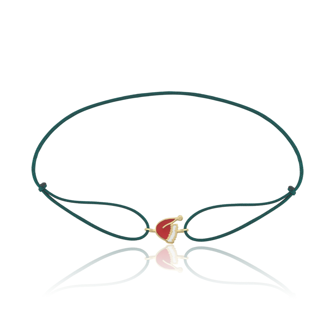 Yılbaşı Şapkalı İpli Bileklik - 1