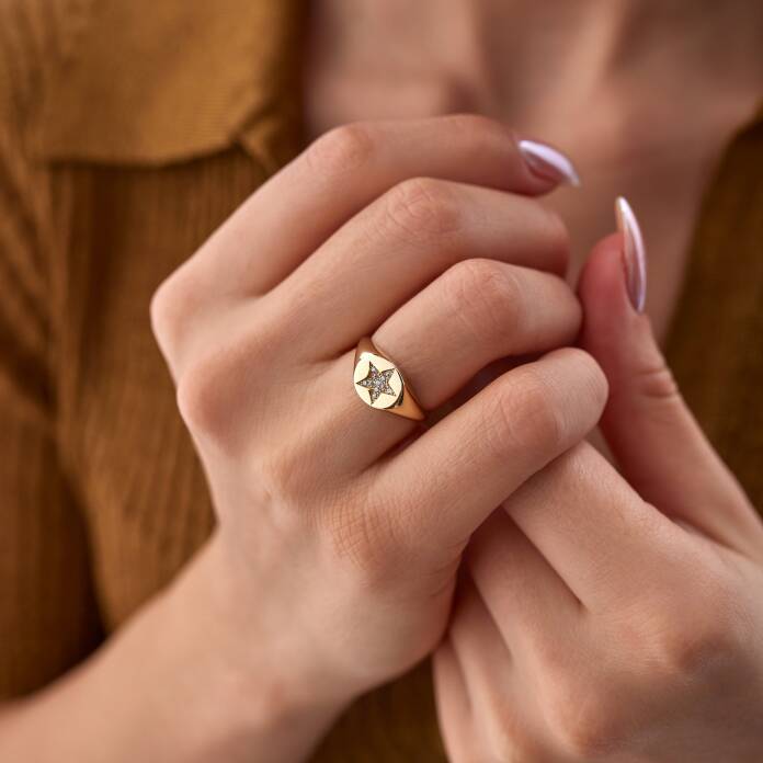 Yıldız Detay Şovalye Yüzük - 2