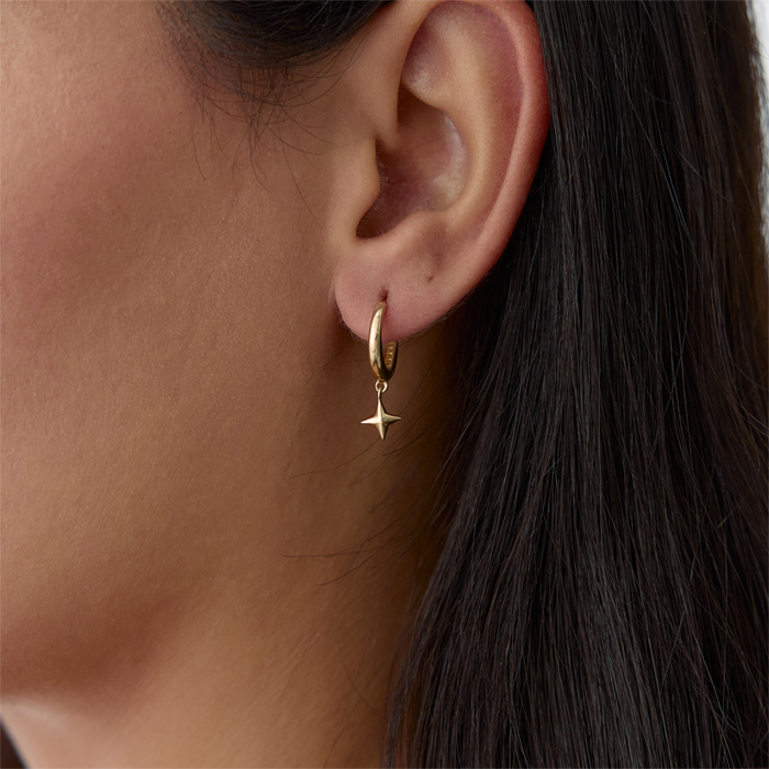 Yıldız Detaylı Küpe - Rayna