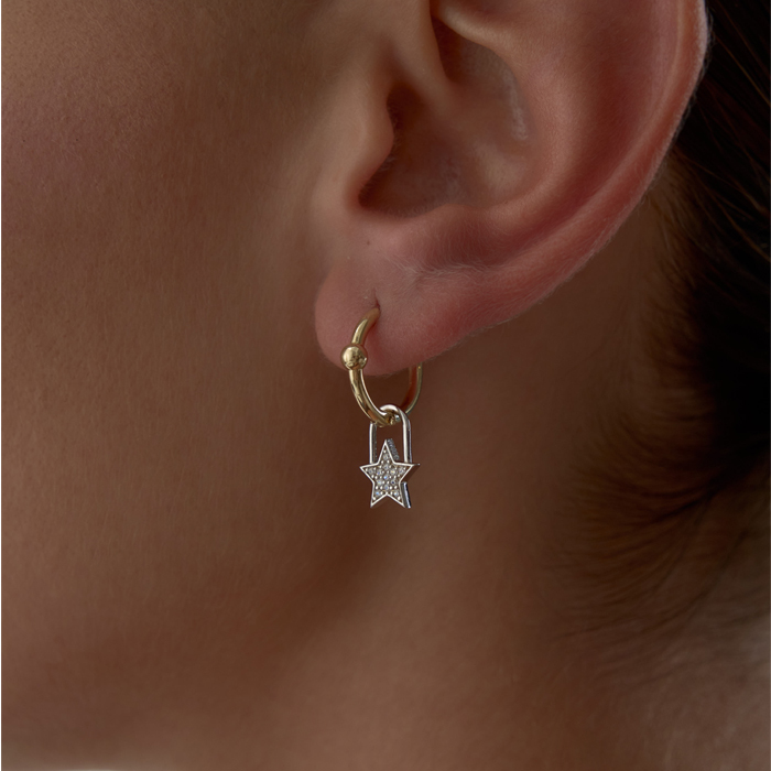 Yıldız Halka Point Küpe - Gökhan Bera