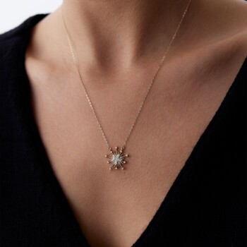 Yıldız Patlaması Kolye - Rayna