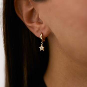 Yıldız Sallantı Küpe - Arax