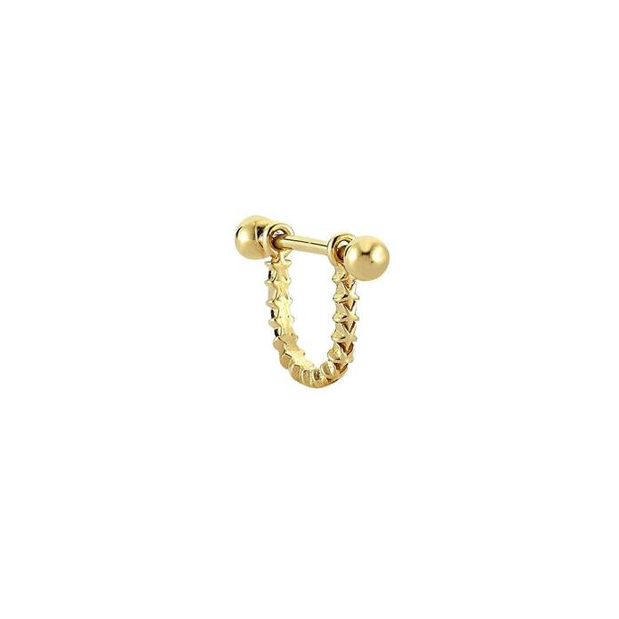 Yıldız Sallantılı Helix Piercing - 1