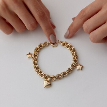 Yıldız Ve Kalp Bileklik - 4