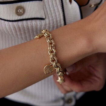 Yıldız ve Kalp Charm Bileklik - 4