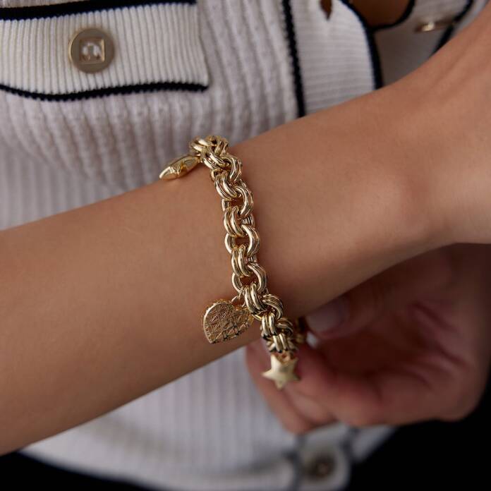 Yıldız ve Kalp Charm Bileklik - 4