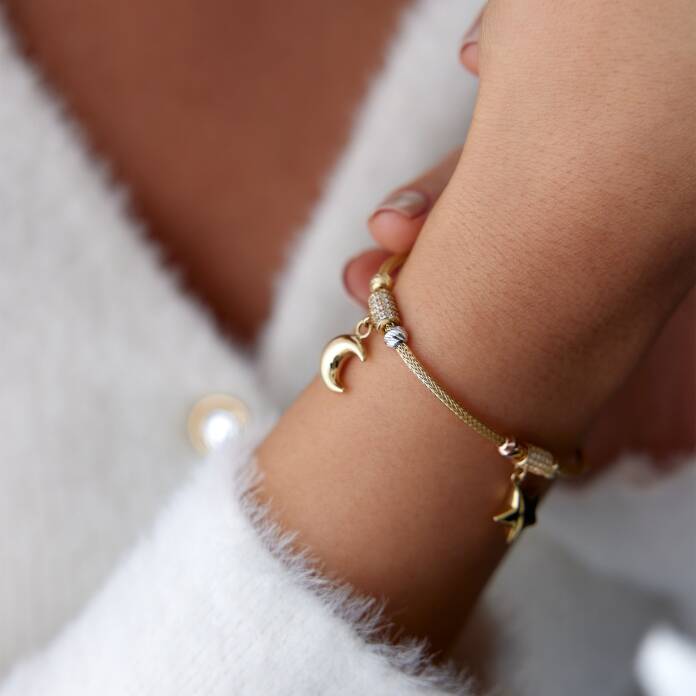 Yıldızlı Charm Bileklik - 3