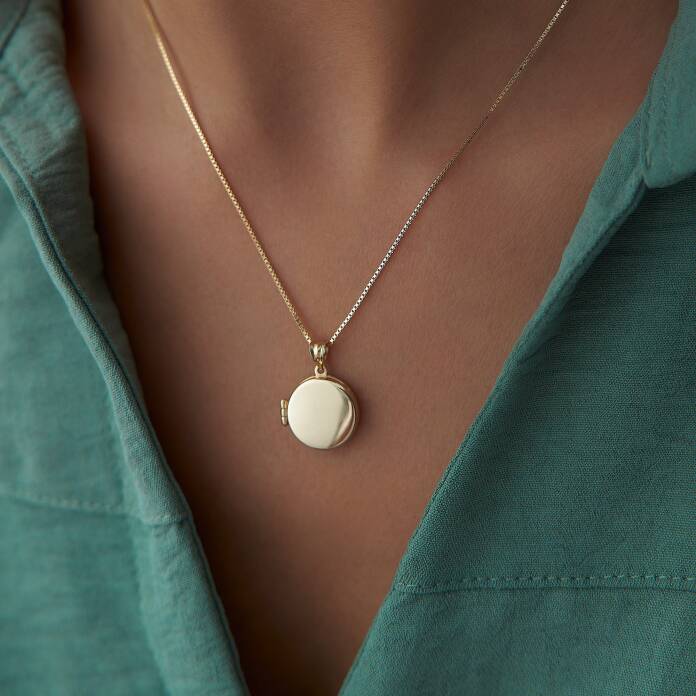 Yuvarlak Kapaklı Kolye - 1