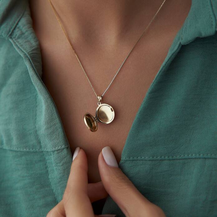 Yuvarlak Kapaklı Kolye - 2