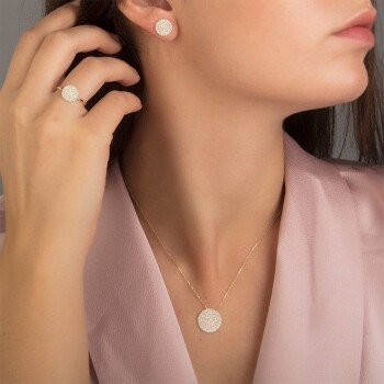 Yuvarlak Taşlı Set - CNR