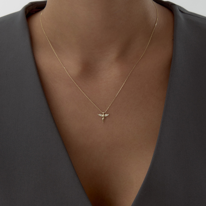 Zarif Melek Kolye - Rayna