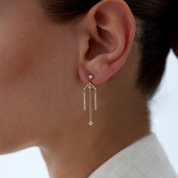 Zincir Hançer Küpe - RİTİM