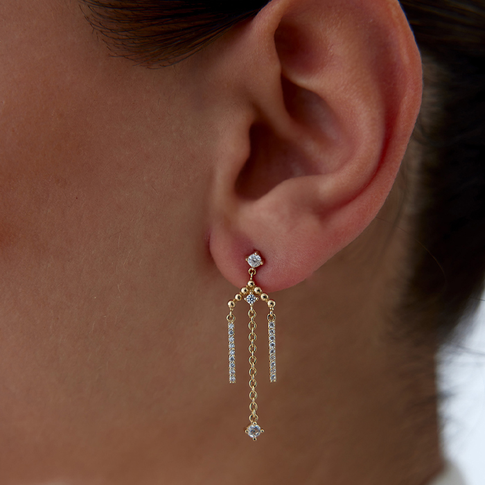 Zincir Hançer Küpe - RİTİM