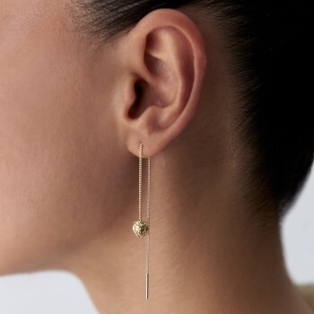 Zincir Sallantılı Aslan Küpe - Rayna (1)