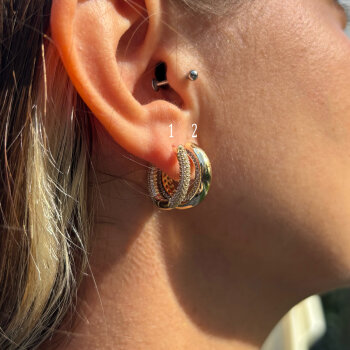 Zira Lom Taşlı Küpe (1) - Arax