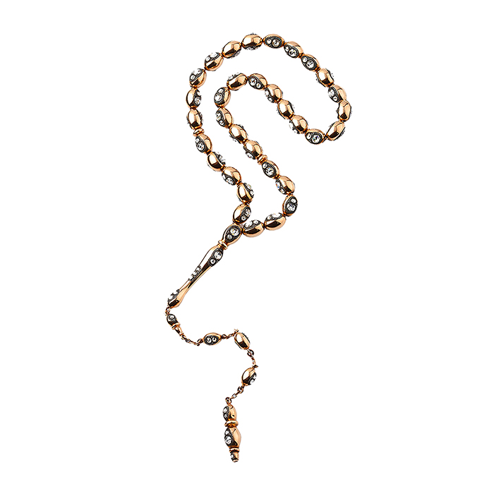 Zirkon Altın Tesbih - Zere